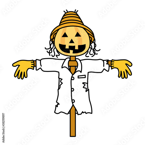 ジャックランタンの案山子