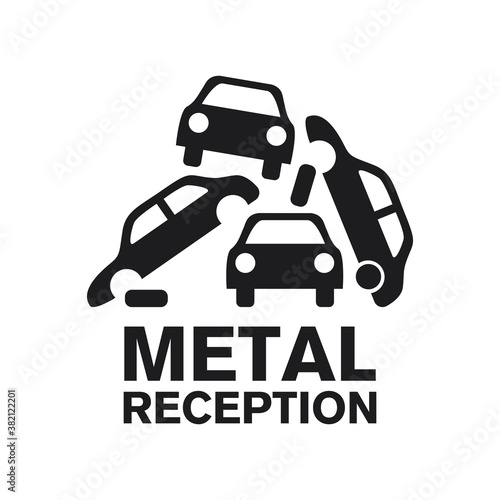 vector logo reception and utilization scrap metal
