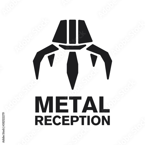 vector logo reception and utilization scrap metal