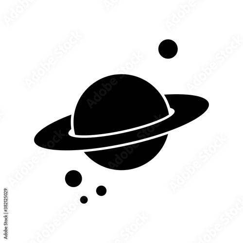 Saturn icon vector
