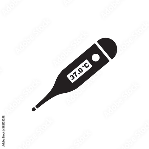 medical thermometer icon symbol sign vector