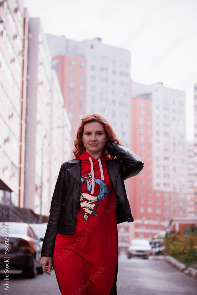 Fototapeta premium person in the street