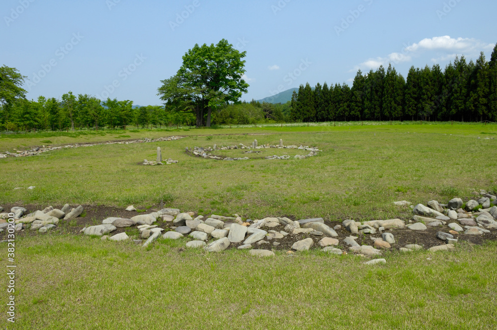 Naklejka premium 環境列石