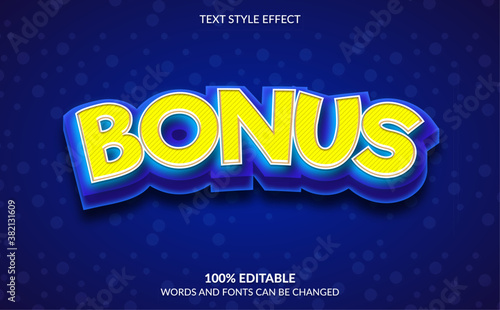 Editable Text Effect, Bonus Text Style