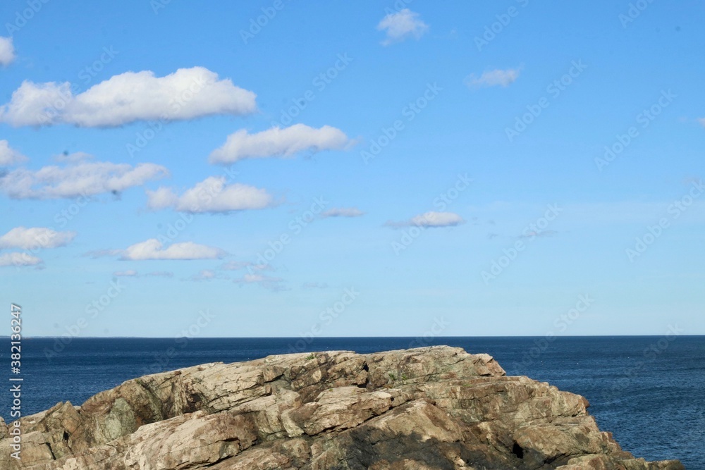 Ocean view off a rock