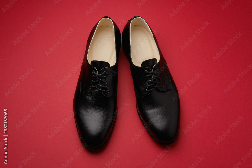 Male shoes. Derby. Men's fashion leather shoes Male shoes. Derby. Men's fashion leather shoes