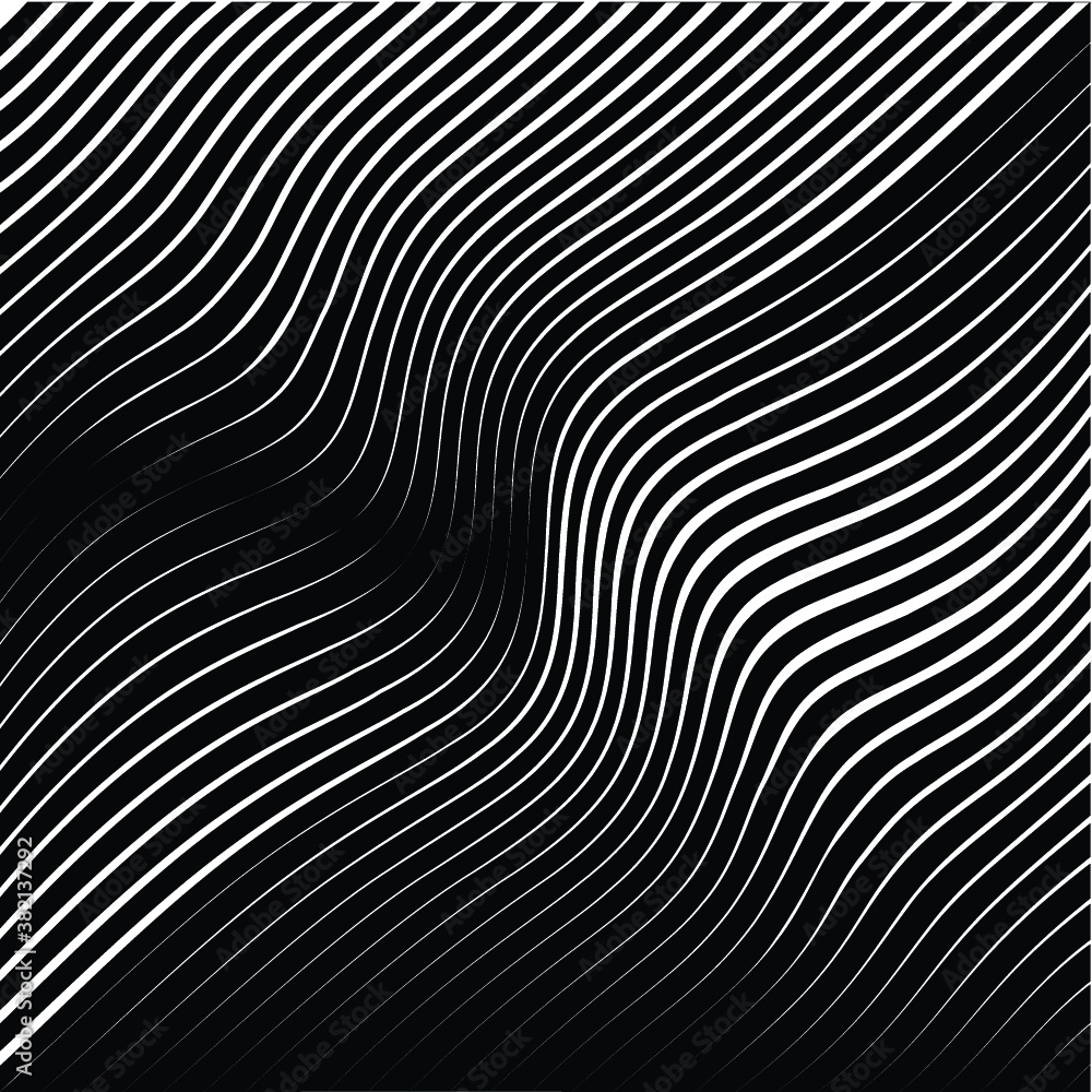 Abstract warped Diagonal Striped Background . Vector curved twisted slanting, waved lines texture
Abstract warped Diagonal Striped Background . Vector curved twisted slanting, waved lines texture