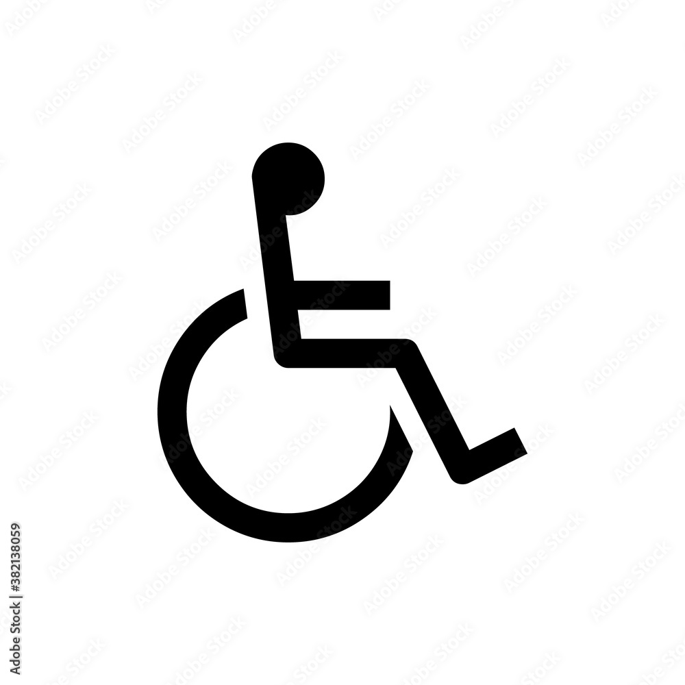 Disabled symbol for your web site design, logo, app Disabled symbol for your web site design, logo, app