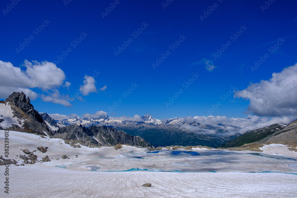 Gerenpass, ghiacciaio di Chueboden, canton Ticino (CH)