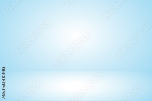 abstract room studio background, empty background blue.