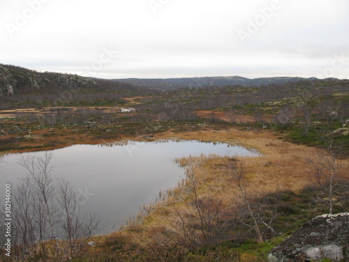 landscape with lake