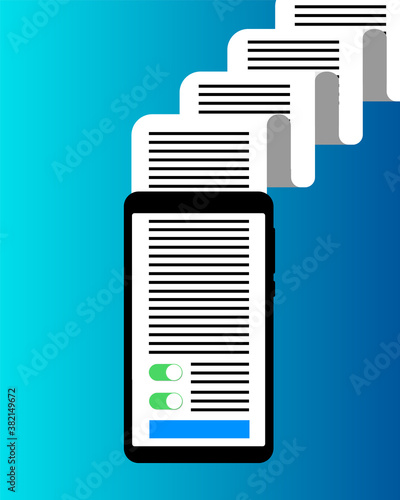 data protection by giving consent to compile with GDPR or PDPA vector