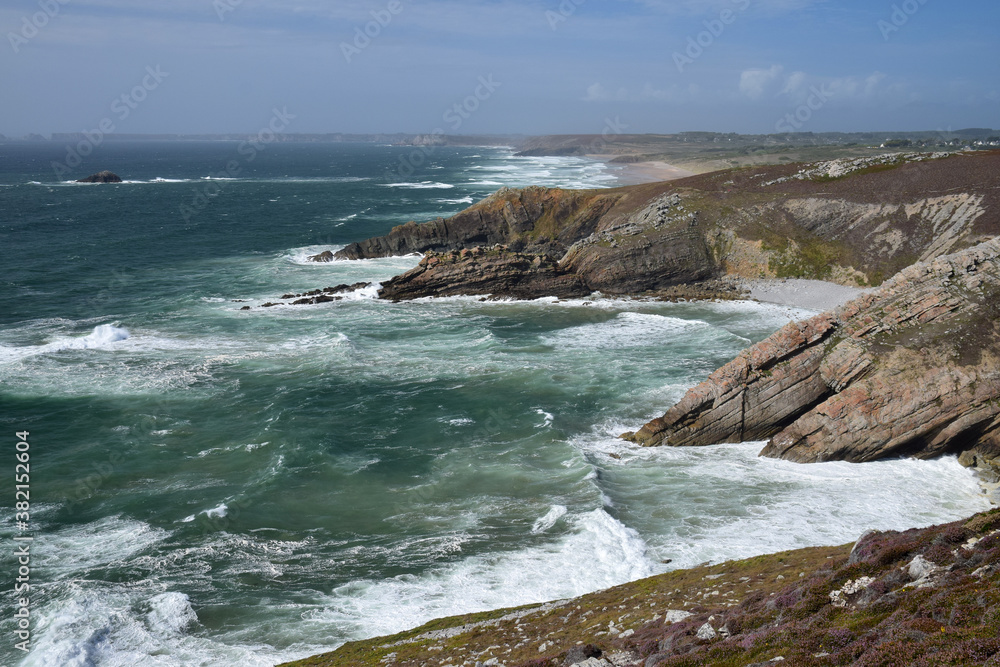 Le Beg ar C'houbez et la Plage de la Palue faces aux assauts de l'Océan Atlantique