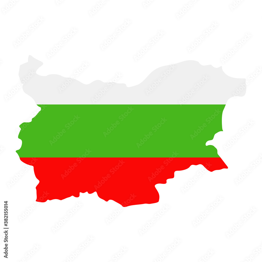 Bulgaria Map Flag Fill Background - Vector illustation Bulgaria Map Flag Fill Background - Vector illustation