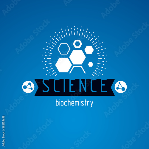 Vector model of molecule cr...