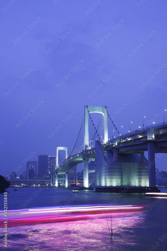 Naklejka premium レインボーブリッジの夜景