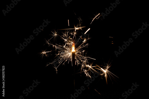 Wallpaper Mural sparkler on black background Torontodigital.ca