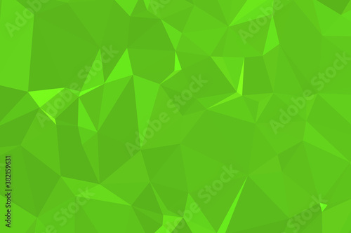 Vector Green Polygon Abstract modern Polygonal Geometric Triangle Background.
