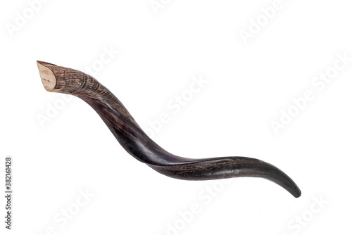 Fotografía Shofar (horn) isolated on white.