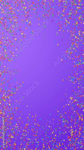 Festive ravishing confetti. Celebration stars. Chi