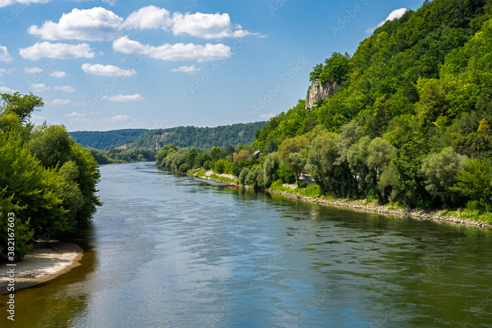 The Danube river in Bavaria The Danube river in Bavaria