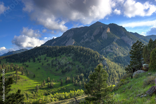 Picturesque view of mountains in Boulder, Colorado