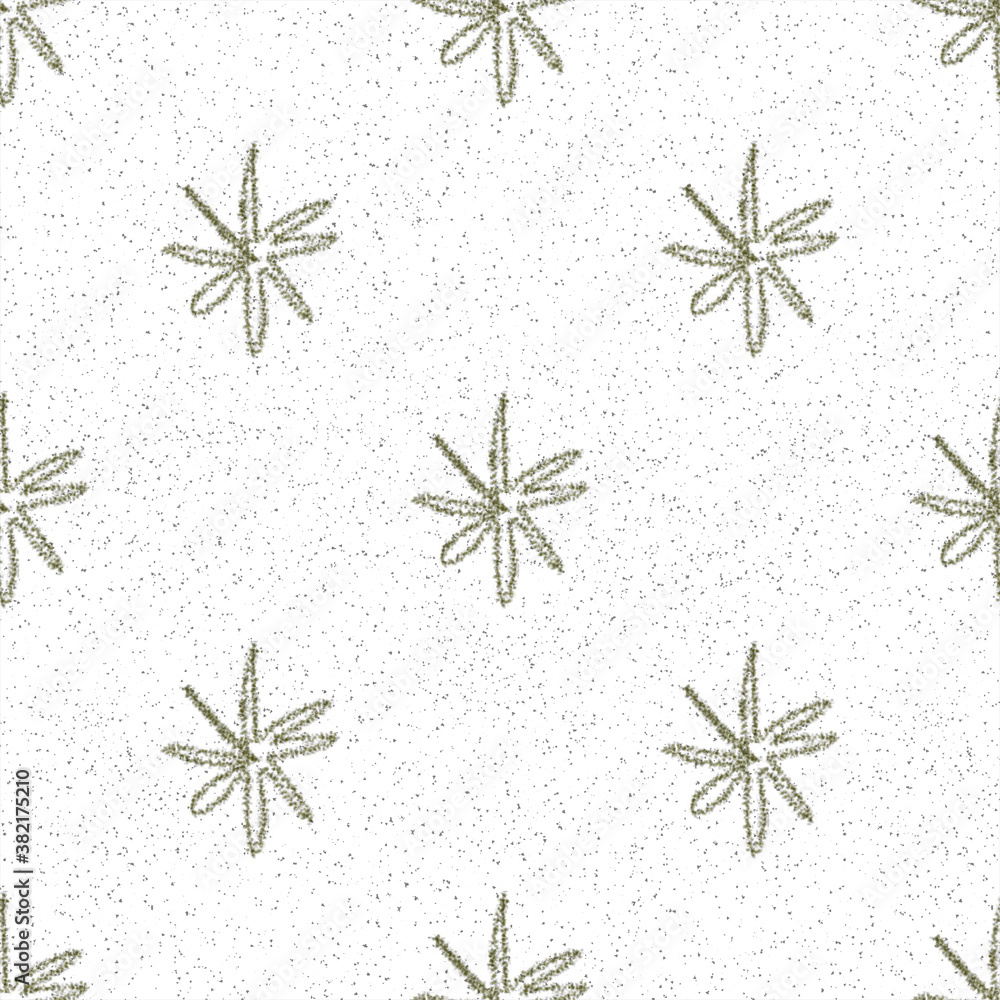 Hand Drawn grey Snowflakes Christmas Seamless Patt Hand Drawn grey Snowflakes Christmas Seamless Patt