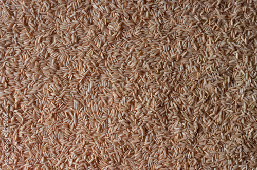 a brown rice background texture on plywood