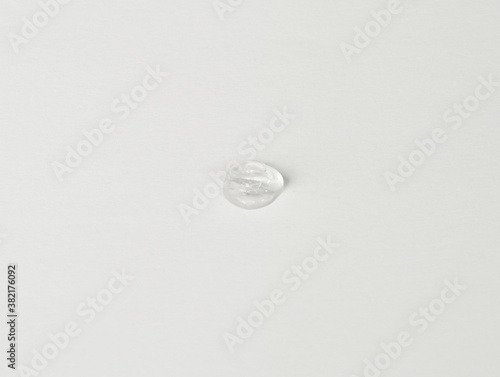 COVID PPE Hand Sanitizer Drop on White Background