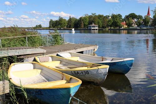 Peaceful landscape by the Baltic Sea in Haapsalu, Estonia