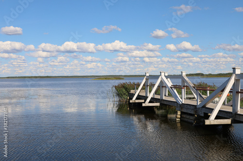 Peaceful landscape by the Baltic Sea in Haapsalu, Estonia