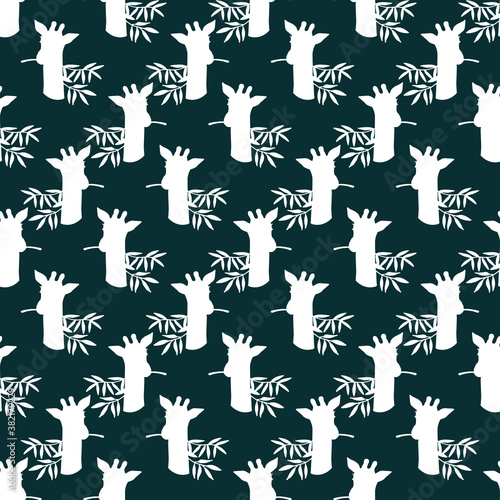 Giraffe seamless pattern. Vecton stock illustration eps10