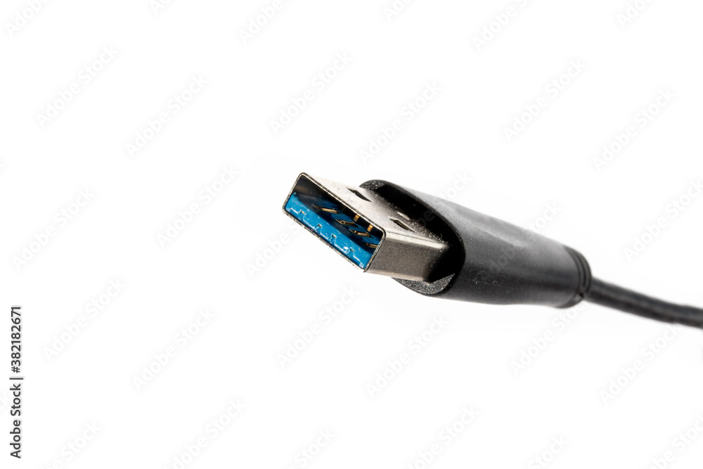 High speed USB 3.0 universal serial bus connector plus High speed USB 3.0 universal serial bus connector plus