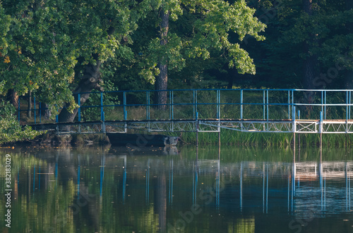 WALKING PIER - Stylish design construction on the lake shore 