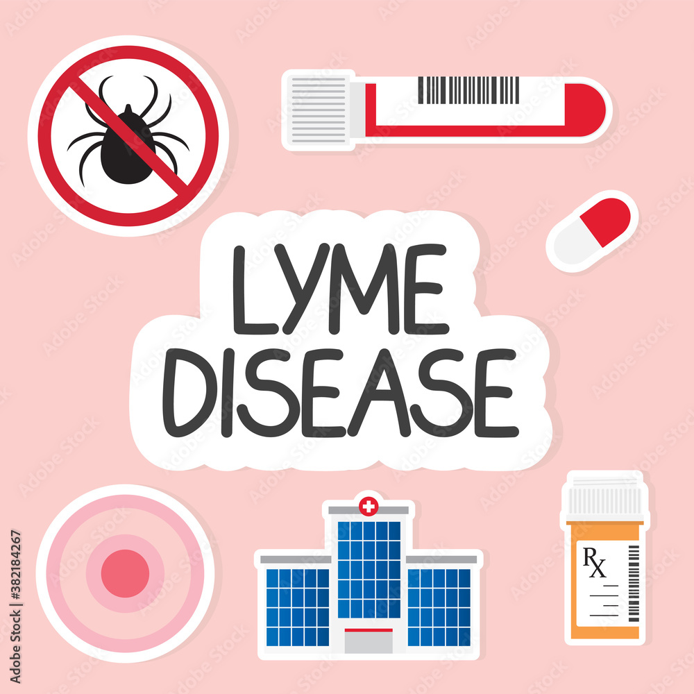 lyme disease concept- vector illustration Stock Vector | Adobe Stock