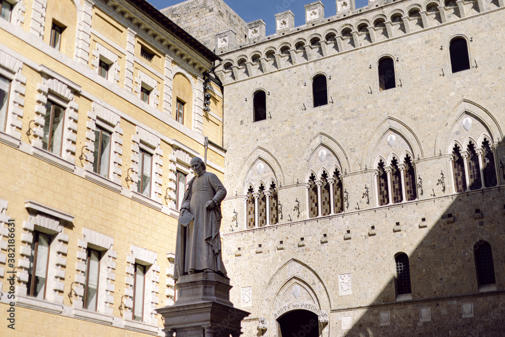 Siena, Palazzo Medievale Rinascimento Italia