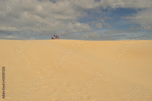 The sand dunes and beaches on Santa Catarina Island  Florianopolis  in Brazil