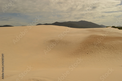 The sand dunes and beaches on Santa Catarina Island  Florianopolis  in Brazil