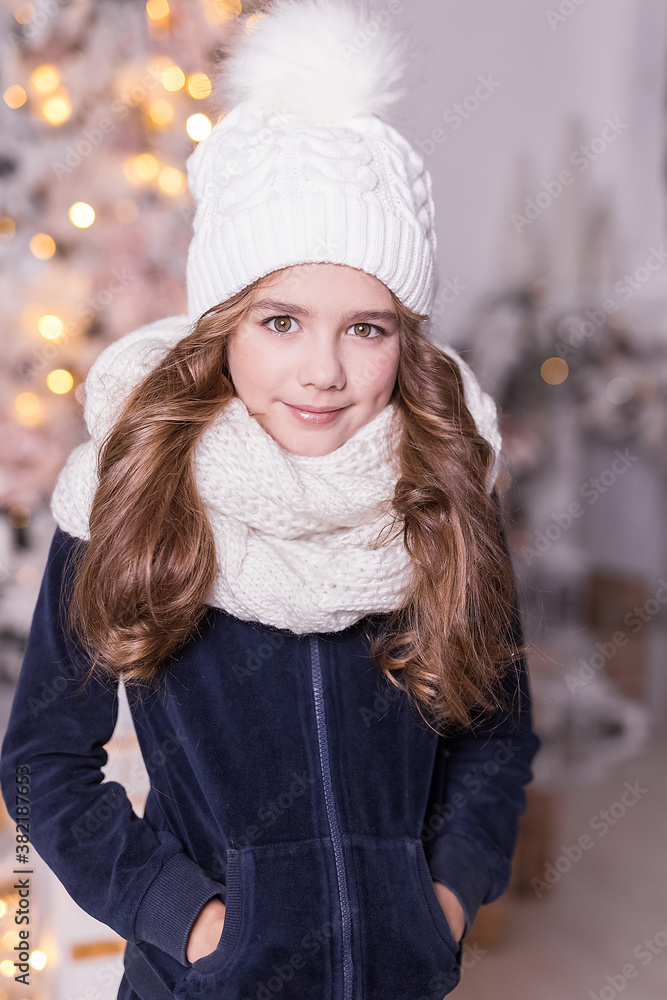 portrait of a child at christmas portrait of a child at christmas