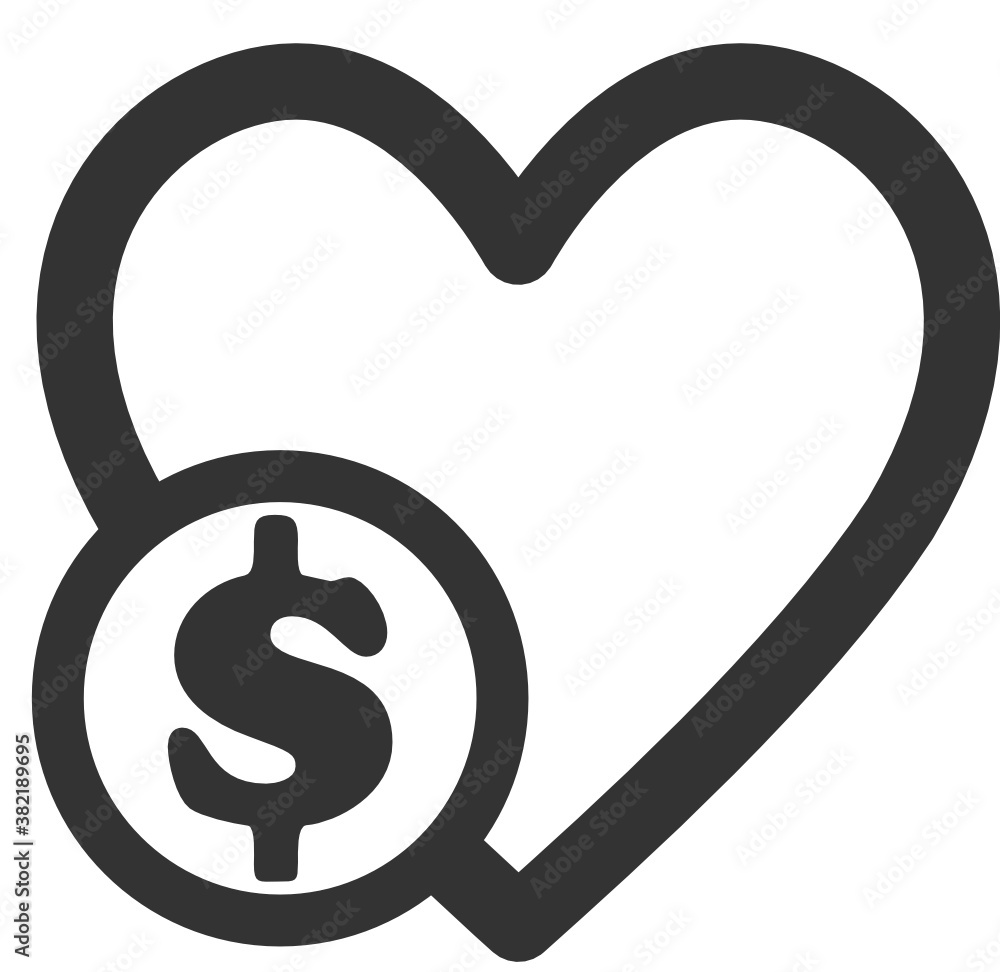 Fototapeta premium Love of Money