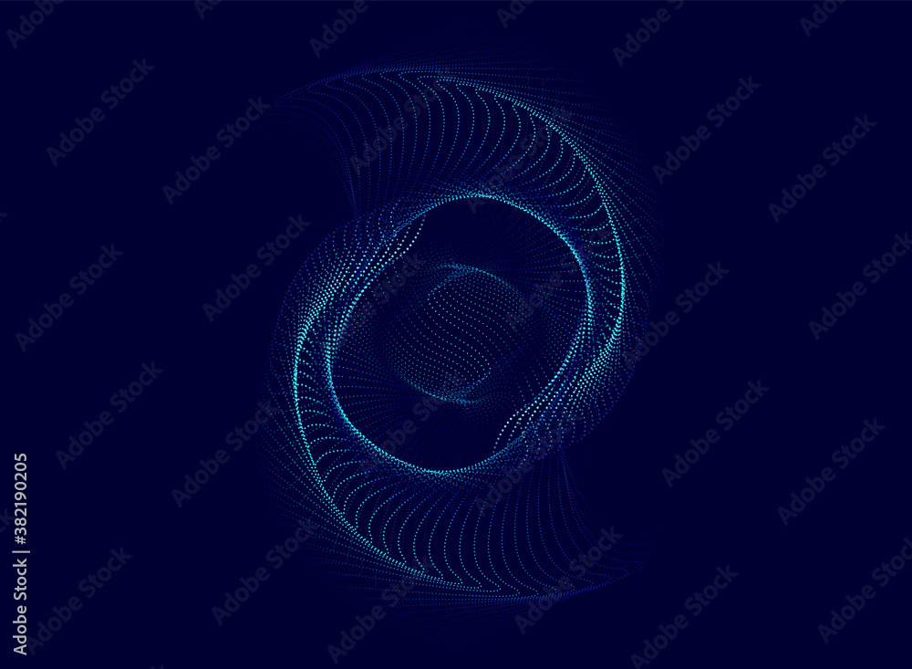 Vector abstract background with dynamic waves Vector abstract background with dynamic waves