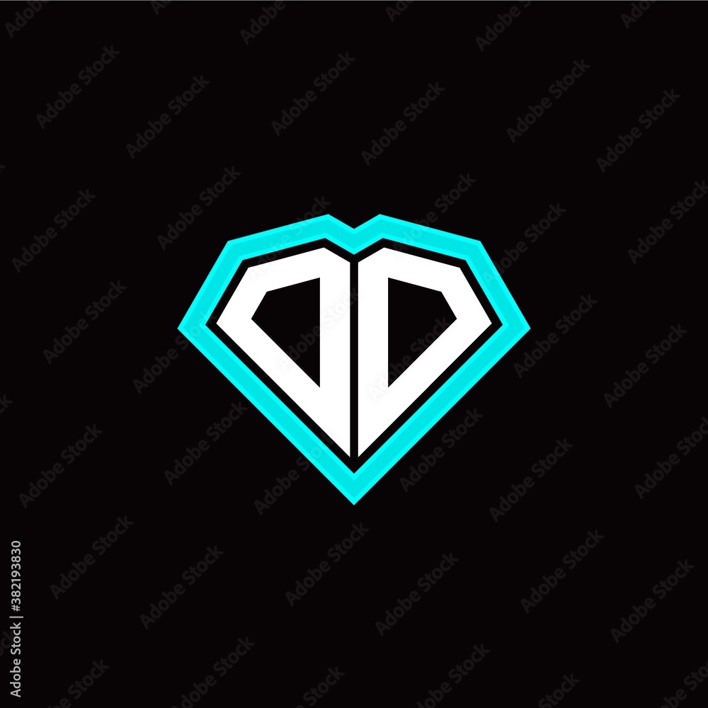 O O initial letter with unique diamond style logo template vector O O initial letter with unique diamond style logo template vector