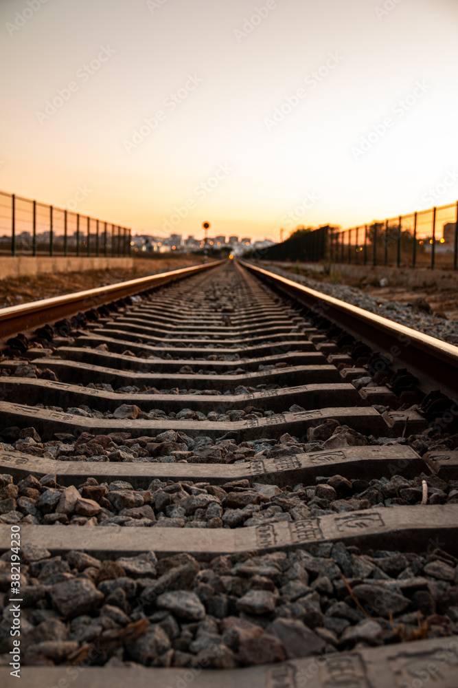 Fototapeta premium Bahnschienen
