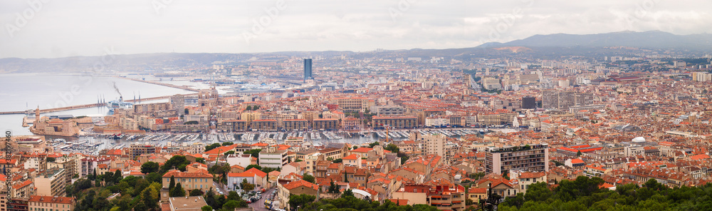 View of Marseille, France
