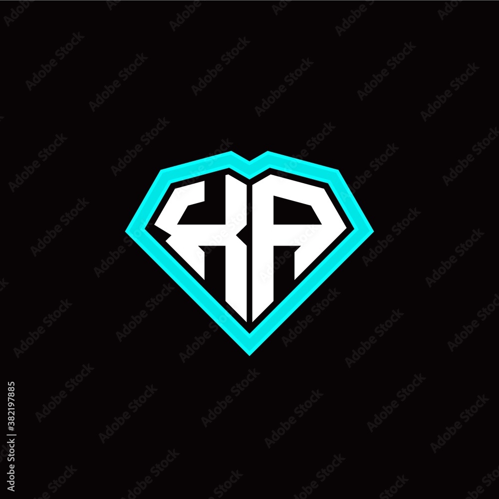 X A initial letter with unique diamond style logo template vector X A initial letter with unique diamond style logo template vector