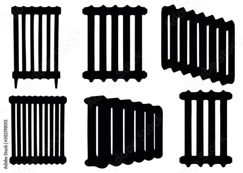 Radiators in the set.