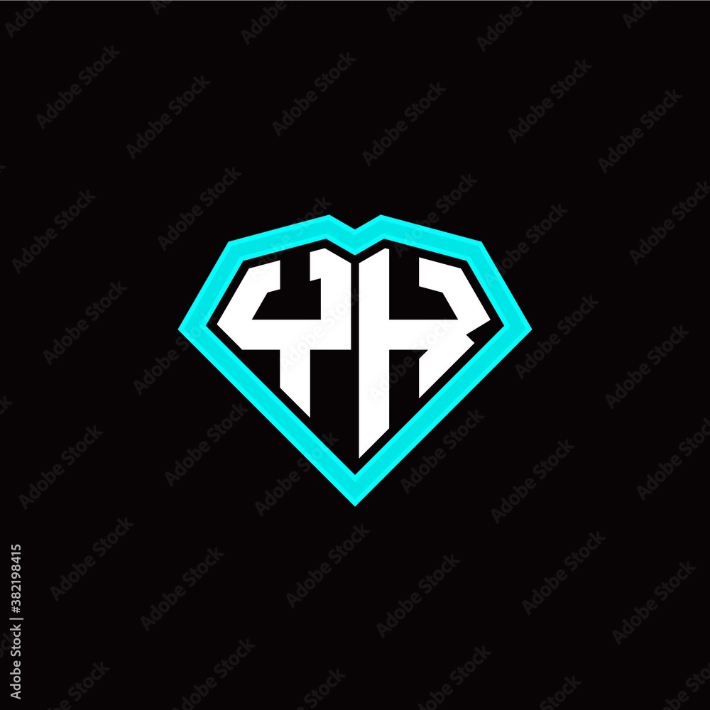 Y K initial letter with unique diamond style logo template vector Y K initial letter with unique diamond style logo template vector