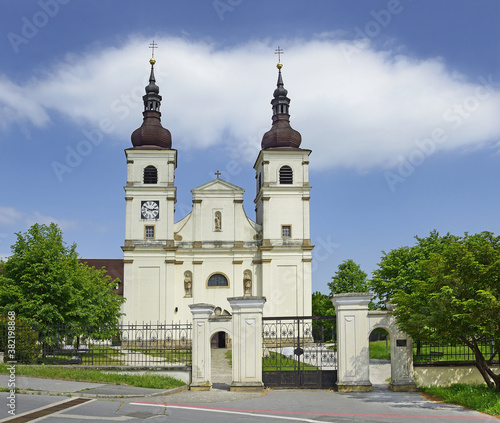 Uhersky Brod, Dominican Church of the Assumption of Virgin Mary. Originally Gothic building dated back probably to the late 13th century. The recent Baroque appearance of the church arose in 1659-1663