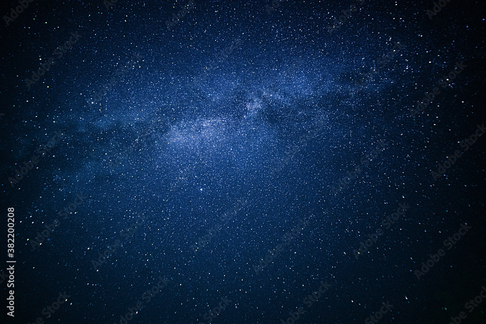 Fototapeta premium Cosmic milky way over Kansas 