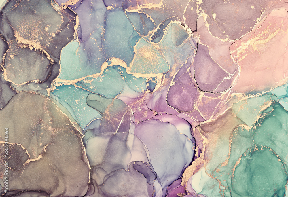 Marbled Alcohol Ink Digital Paper Pack Graphic by Mystic Mountain